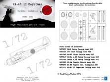 1/72 Nakajima Ki-43-II Hayabusa National Insignia for Arma Hobby 1/72 Nakajima Ki-43-II Hayabusa National Insignia for Arma Hobby