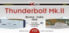 DK Decals Thunderbolt Mk.II Burma-India 1945 1/32 DK Decals Thunderbolt Mk.II Burma-India 1945 1/32