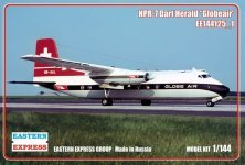 1/144 Handley-Page HRP-7 Dart Herald Globeair 1/144 Handley-Page HRP-7 Dart Herald Globeair