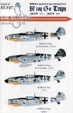Eagle Cal 1/32 Messerschmitt Bf-109G-6 Tropical - 4 marquages Eagle Cal 1/32 Messerschmitt Bf-109G-6 Tropical - 4 marquages