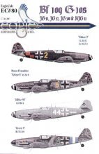Eagle Cal Décals 1/32 Messerschmitt Bf-109G-10 4 options Eagle Cal Décals 1/32 Messerschmitt Bf-109G-10 4 options