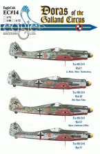 Eagle Cal 1/48 Décals Fw-190D-9 et D-11 JV 44 Galland Eagle Cal 1/48 Décals Fw-190D-9 et D-11 JV 44 Galland