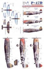 Eagle Cal Décals P-47D Thunderbolt 1/72 Pt.1 USAAF Eagle Cal Décals P-47D Thunderbolt 1/72 Pt.1 USAAF