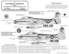Décals 1/72 Republic F-84E Thunderjet Air National Guard Décals 1/72 Republic F-84E Thunderjet Air National Guard