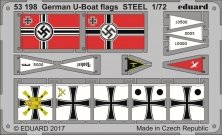 SET 1/72 German U-boat flags STEEL SET 1/72 German U-boat flags STEEL