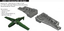 Brassin 1/48 P-51B/C wheel bay PRINT for Eduard Brassin 1/48 P-51B/C wheel bay PRINT for Eduard