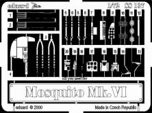 Eduard 1/72 Mosquito Mk.VI Set de détails Tamiya Eduard 1/72 Mosquito Mk.VI Set de détails Tamiya