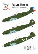 1/48 Royal Emils Messerschmitt Bf-109 in Yugoslav service 1/48 Royal Emils Messerschmitt Bf-109 in Yugoslav service