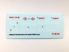 1/100 Soviet T-34/85 decals 1/100 Soviet T-34/85 decals