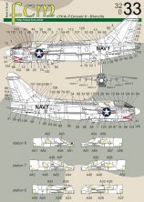 1/32 Vought A-7D Corsair II stencils 1/32 Vought A-7D Corsair II stencils
