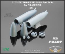 1/72 FPU-8/A 330 Gallon Fuel Tank for legacy F/A-18 1/72 FPU-8/A 330 Gallon Fuel Tank for legacy F/A-18