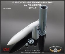 1/32 FPU-8/A 330 Gallon External Fuel Tank for McDonnell-Douglas 1/32 FPU-8/A 330 Gallon External Fuel Tank for McDonnell-Douglas