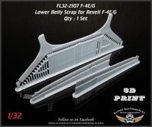 1/32 McDonnell F-4E/G Phantom Belly Strap for Revell 1/32 McDonnell F-4E/G Phantom Belly Strap for Revell