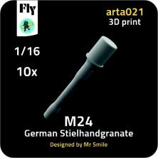 FLY 1/16 Grenades M24 Stielhandgranate (10 pcs) FLY 1/16 Grenades M24 Stielhandgranate (10 pcs)