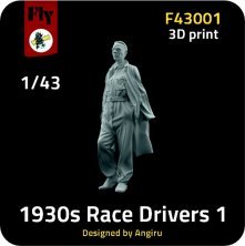 FLY Figurine Pilote Course Années 30 1/43 FLY Figurine Pilote Course Années 30 1/43