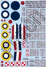 1/72 Fairey Battle MK.I Polish Ait Force GRoD, BHoE, BHoT, S 1/72 Fairey Battle MK.I Polish Ait Force GRoD, BHoE, BHoT, S