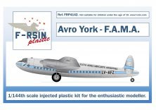 1/144 Avro York F.A.M.A. Flota Aerea Mercante Argentina LV-AFZ 1/144 Avro York F.A.M.A. Flota Aerea Mercante Argentina LV-AFZ