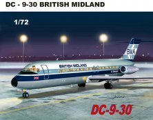 1/72 Douglas DC-9 British Midland DC-9-30 1/72 Douglas DC-9 British Midland DC-9-30