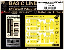 1/35 Messerschmitt Bf-109G-6 Basic LINE: seatbelts + masks Borde 1/35 Messerschmitt Bf-109G-6 Basic LINE: seatbelts + masks Borde