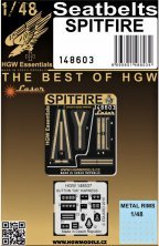 HGW Ceintures de sécurité Spitfire Laser 1/48 HGW Ceintures de sécurité Spitfire Laser 1/48