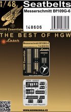 HGW Ceintures de Sécurité Bf 109G-6 Laser 1/48 HGW Ceintures de Sécurité Bf 109G-6 Laser 1/48