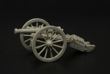 Hauler 1/72 Canon Napoléonien Gribeauval 8-livres Hauler 1/72 Canon Napoléonien Gribeauval 8-livres