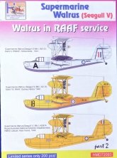 1/72 Westland Walrus Mk.I /Seagull Mk.V in RAAF Service, Pt.2 1/72 Westland Walrus Mk.I /Seagull Mk.V in RAAF Service, Pt.2