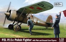 1/32 PZL P.11c Polish Fighter with Pilot & Ground Crew 1/32 PZL P.11c Polish Fighter with Pilot & Ground Crew