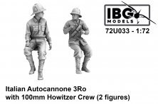 1/72 Italian Autocannone 3Ro with 100mm Howitzer Crew 1/72 Italian Autocannone 3Ro with 100mm Howitzer Crew