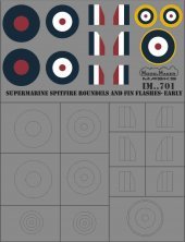 1/32 Supermarine Spitfire roundels and fin flashes-EARLY 1/32 Supermarine Spitfire roundels and fin flashes-EARLY