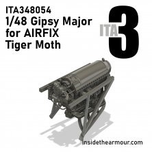 Moteur Gipsy Major 1/48 pour Tiger Moth Airfix Moteur Gipsy Major 1/48 pour Tiger Moth Airfix