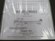1/72 Rumpler 4B12 1/72 Rumpler 4B12