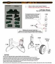 1/48 Landing Gear Spitfire Mk.VIII,IX,XVI 1/48 Landing Gear Spitfire Mk.VIII,IX,XVI
