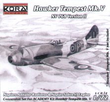 Kora Model Hawker Tempest Mk.V NV768 Ver.II 1/72 Academy Kora Model Hawker Tempest Mk.V NV768 Ver.II 1/72 Academy