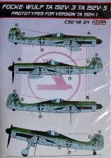 1/48 Fw TA 152V-3 / 152V-5 conv.set & decal 1/48 Fw TA 152V-3 / 152V-5 conv.set & decal