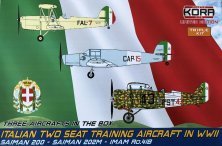 1/72 Italian 2-seat Training Planes WWII, 3 kits 1/72 Italian 2-seat Training Planes WWII, 3 kits