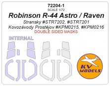 1/72 Robinson R-44 Astro / Raven mask for Stransky 1/72 Robinson R-44 Astro / Raven mask for Stransky