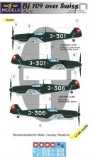 1/144 Decals Bf 109 over Swiss part 5 1/144 Decals Bf 109 over Swiss part 5