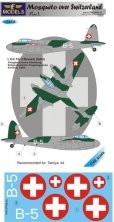 1/48 Decals Mosquito over Swiss Part I. (TAM) 1/48 Decals Mosquito over Swiss Part I. (TAM)