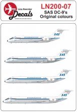 1/200 SAS Douglas DC-9s dragon livery 1/200 SAS Douglas DC-9s dragon livery