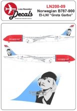 1/200 Norwegian Boeing 787-900 Greta Garbo 1/200 Norwegian Boeing 787-900 Greta Garbo