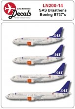 1/200 SAS Braathens Boeing 737s 1/200 SAS Braathens Boeing 737s