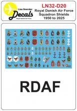 1/32 Rdaf Squadron Shields 1950-2025 1/32 Rdaf Squadron Shields 1950-2025