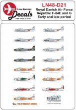 1/48 RDAF/Royal Danish Air Force Republic F-84E/F-84G early/late 1/48 RDAF/Royal Danish Air Force Republic F-84E/F-84G early/late