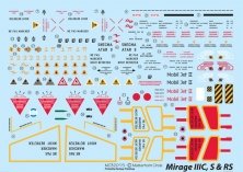 1/32 Swiss Mirage IIIC, IIIS, IIIRS Stencils & maintenance marks 1/32 Swiss Mirage IIIC, IIIS, IIIRS Stencils & maintenance marks