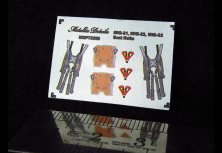 1/72 Mikoyan MiG-21, MiG-23, MiG-25 seat belts 1/72 Mikoyan MiG-21, MiG-23, MiG-25 seat belts