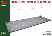 1/35 Cobblestone Road with Tram Line 1/35 Cobblestone Road with Tram Line