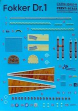 Print Scale 1/48 Panneau Instruments Fokker Dr.I Eduard Print Scale 1/48 Panneau Instruments Fokker Dr.I Eduard