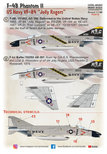 1/48 McDonnell F-4B Phantom II. US Navy VF-84 Jolly Rogers P. 2 1/48 McDonnell F-4B Phantom II. US Navy VF-84 Jolly Rogers P. 2