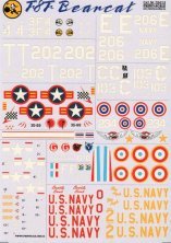 Print Scale 1/72 Grumman F8F Bearcat Décals Print Scale 1/72 Grumman F8F Bearcat Décals